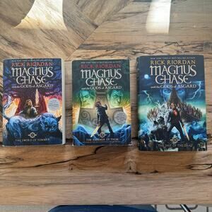 Magnus Chase and the Gods of Asgard by Rick Riordan, Books 1, 2, & 3